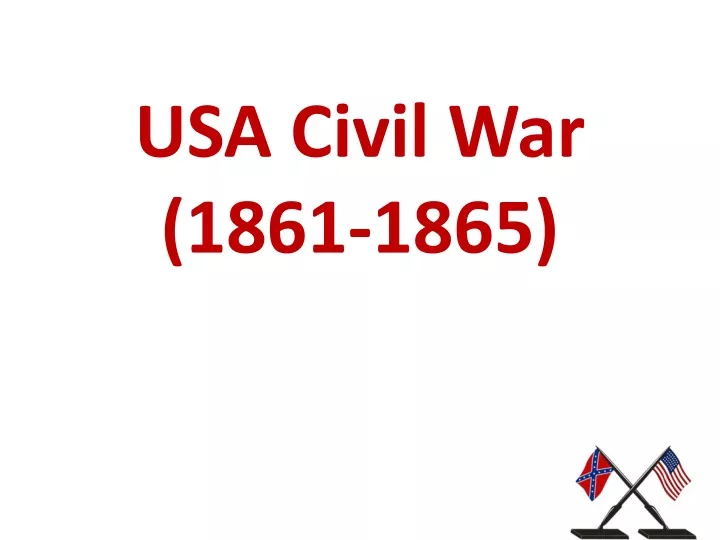 usa civil war 1861 1865