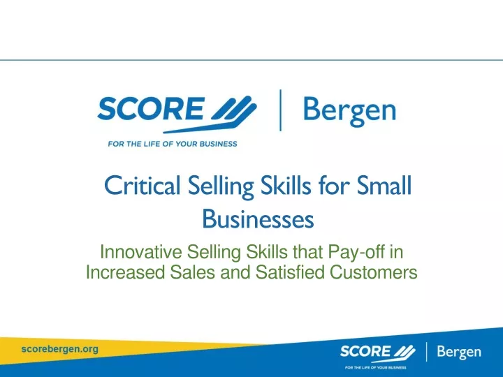 critical selling skills for small businesses
