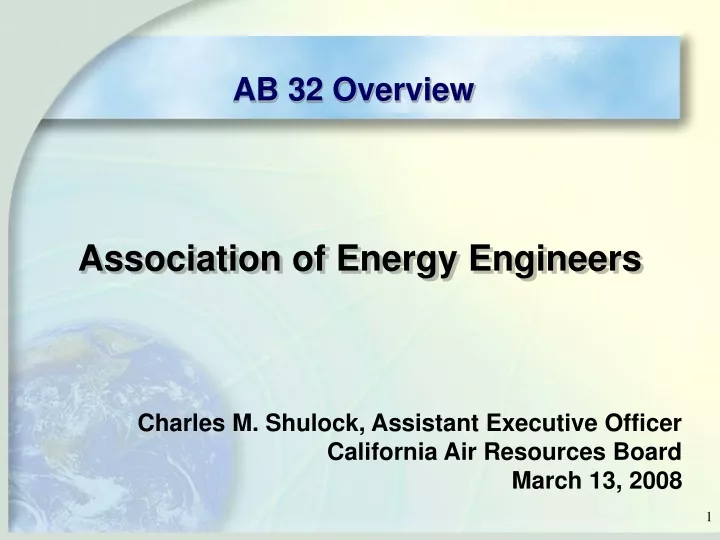 association of energy engineers