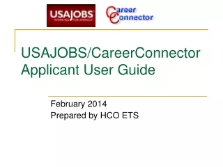 USAJOBS/CareerConnector  Applicant User Guide