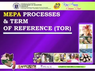 MEPA  PROCESSES  &amp; TERM  OF REFERENCE (TOR)
