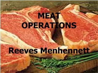 MEAT  OPERATIONS