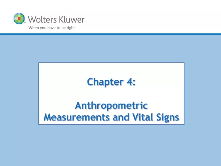 chapter 4 anthropometric measurements and vital