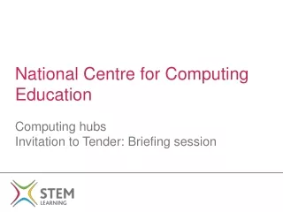 National Centre for Computing Education