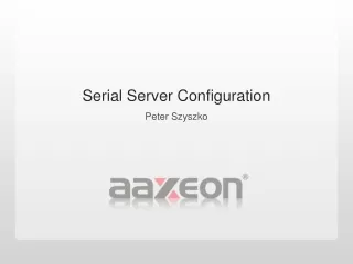 Serial Server Configuration