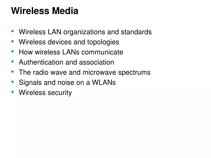 wireless media