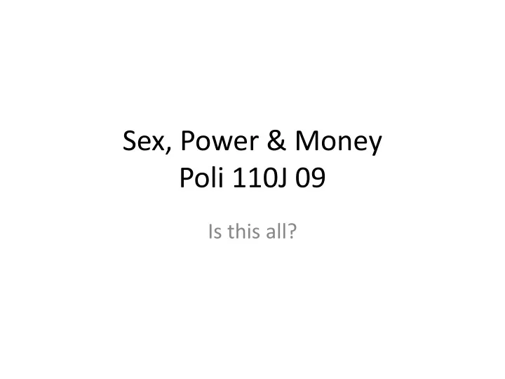 sex power money poli 110j 09