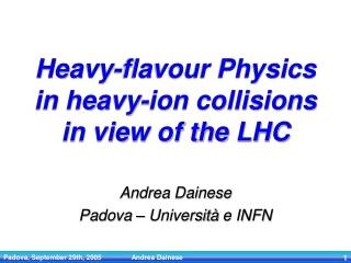 Heavy-flavour Physics  in heavy-ion collisions  in view of the LHC