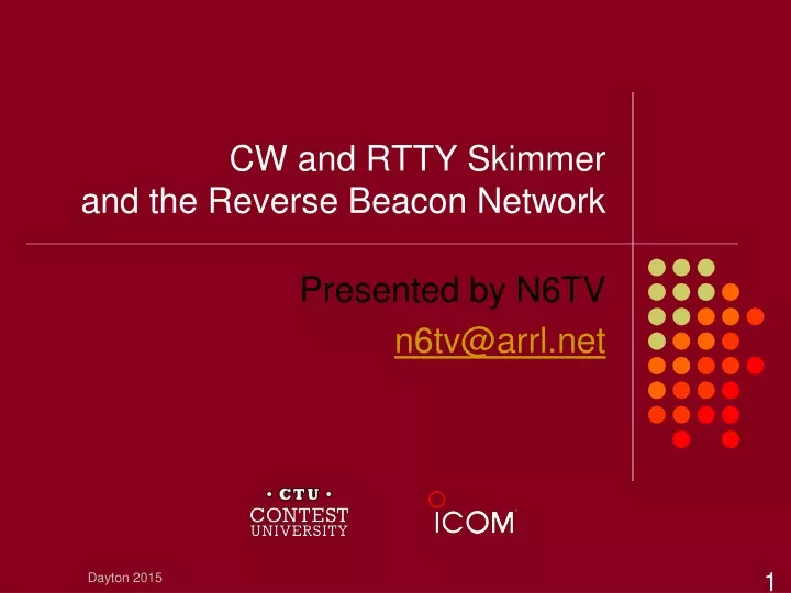 cw and rtty skimmer and the reverse beacon network