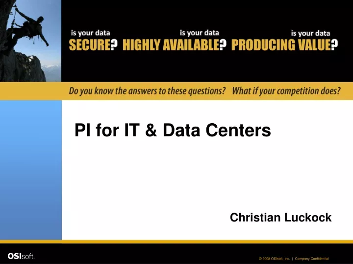 pi for it data centers