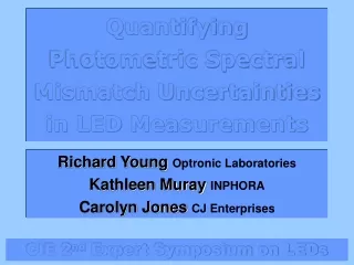 Quantifying Photometric Spectral Mismatch Uncertainties in LED Measurements