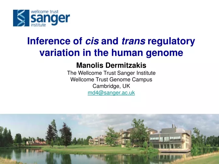 inference of cis and trans regulatory variation