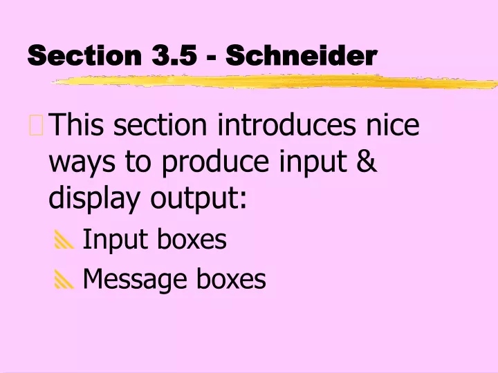 section 3 5 schneider