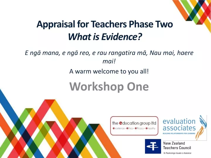 appraisal for t eachers phase two what is evidence