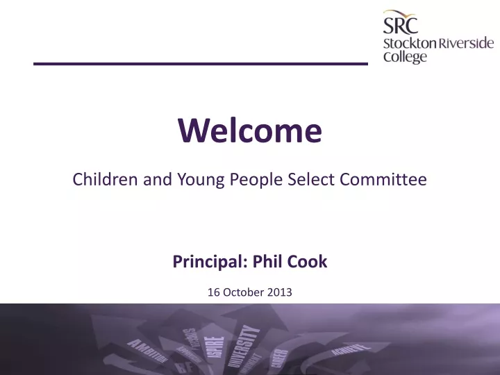 welcome children and young people select committee