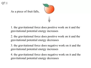 As a piece of fruit falls,