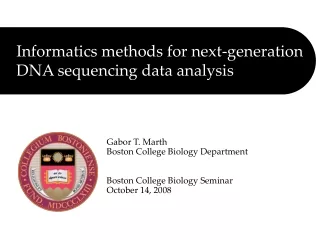 Informatics methods for next-generation DNA sequencing data analysis