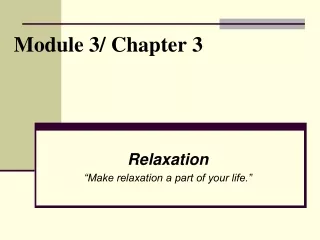 Module 3/ Chapter  3