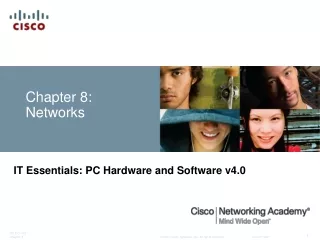 Chapter 8: Networks