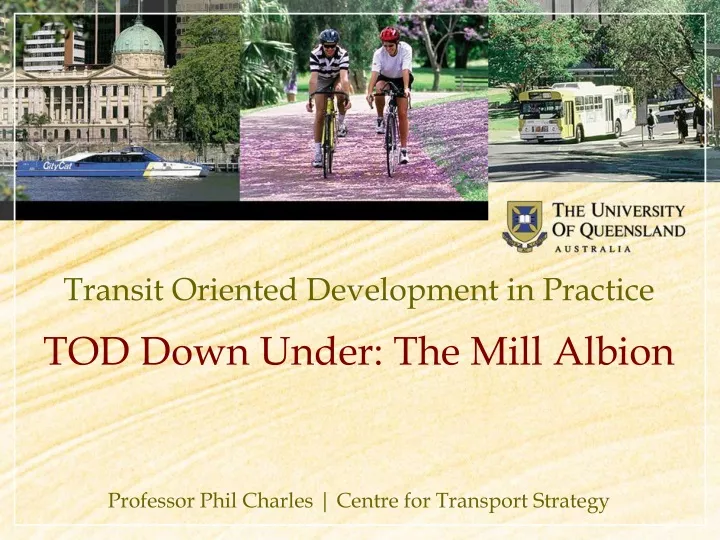 transit oriented development in practice