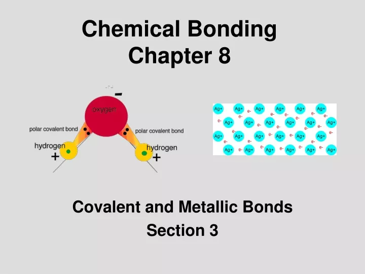 chemical bonding chapter 8