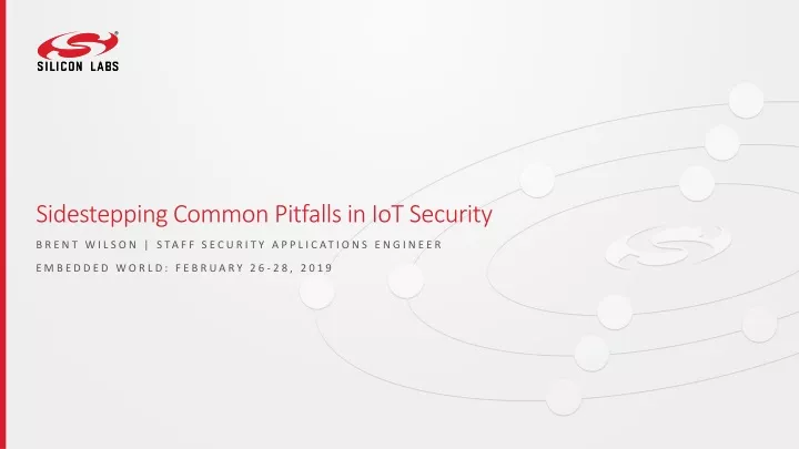 sidestepping common pitfalls in iot security