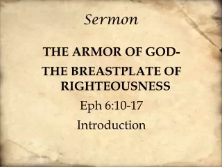 Sermon