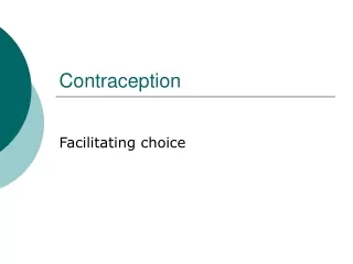 Contraception