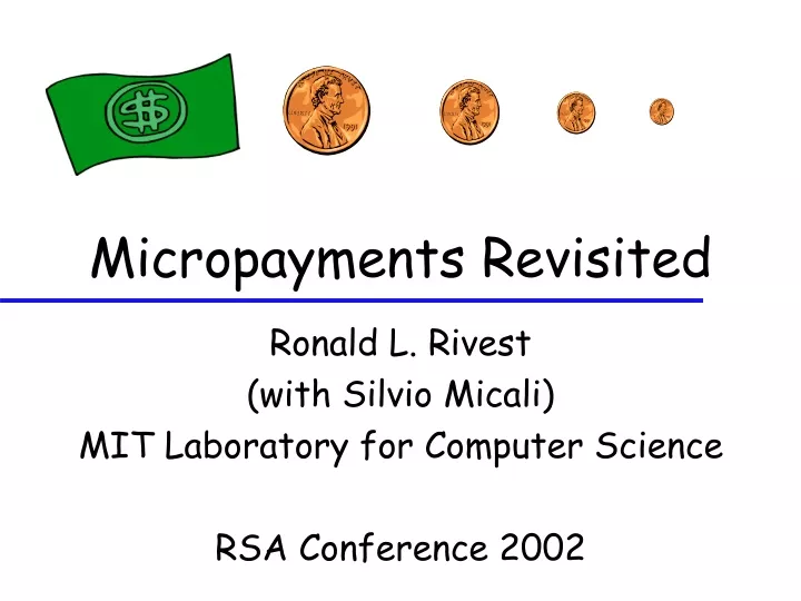 micropayments revisited