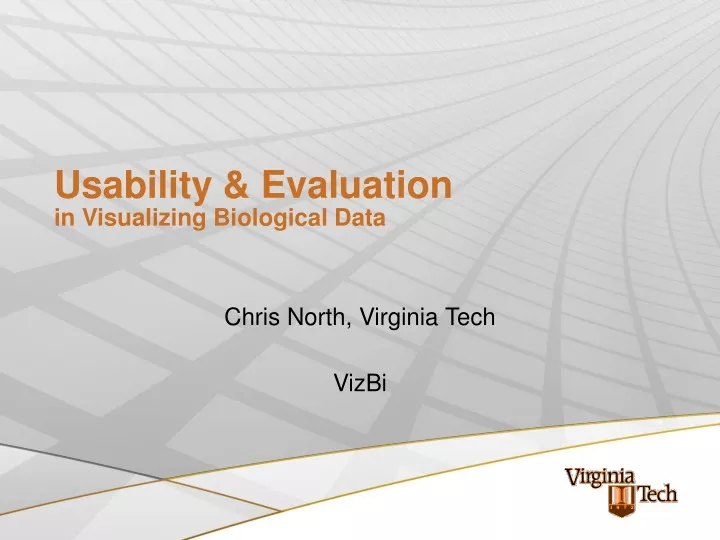 usability evaluation in visualizing biological data