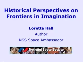 Historical Perspectives on Frontiers in Imagination