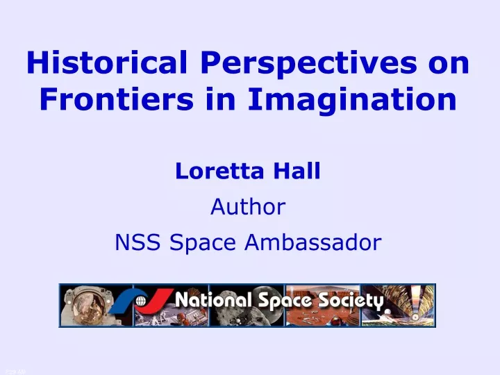 historical perspectives on frontiers in imagination