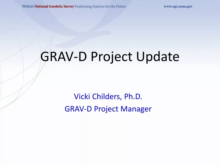 grav d project update