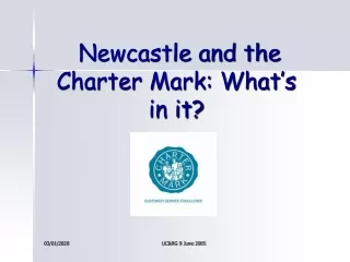 Newcastle and the Charter Mark: What’s in it?