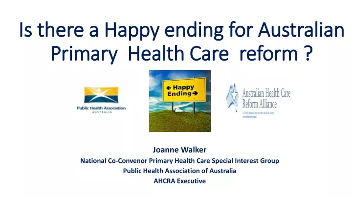 is there a happy ending for australian primary health care reform