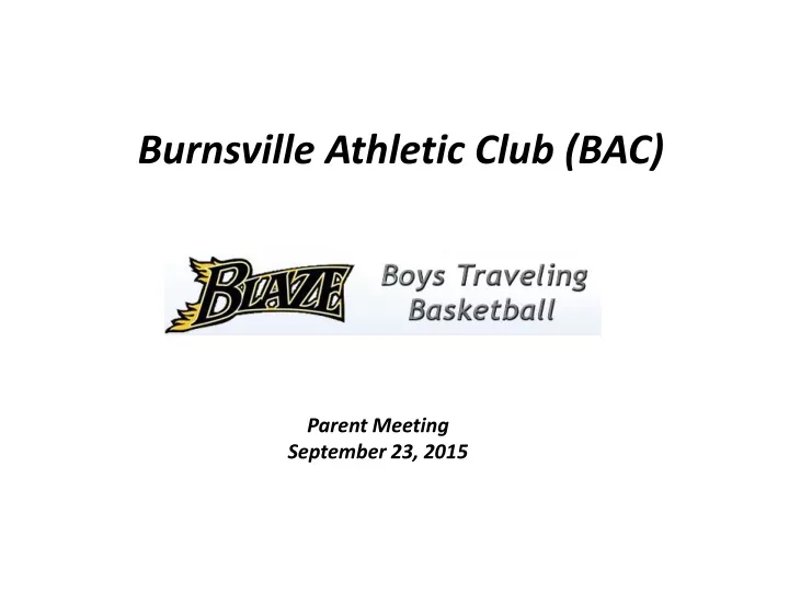burnsville athletic club bac