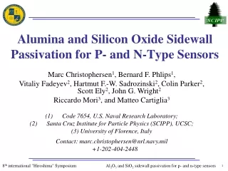 Alumina and Silicon Oxide Sidewall Passivation for P- and N-Type Sensors