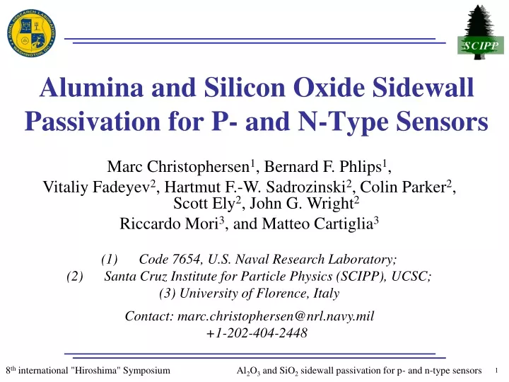 alumina and silicon oxide sidewall passivation for p and n type sensors
