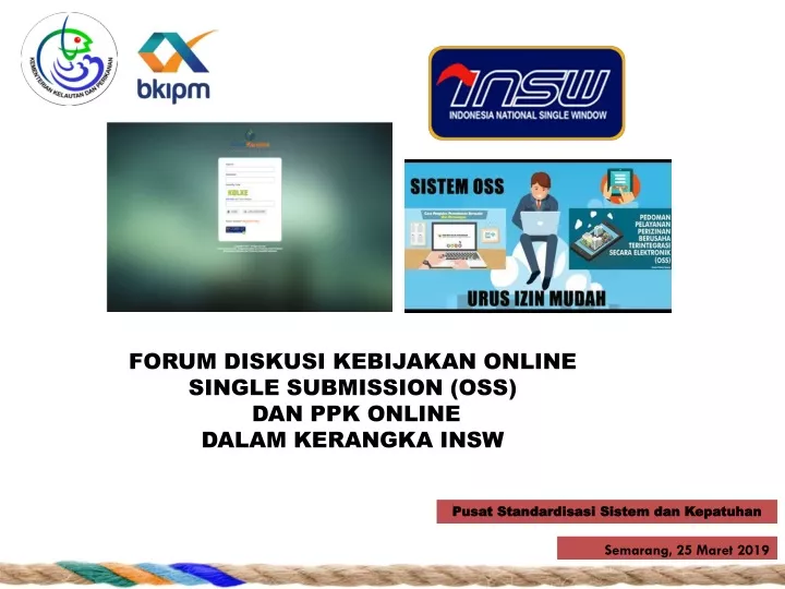 forum diskusi kebijakan online single submission