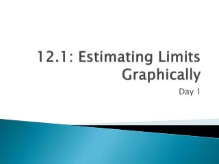 12.1: Estimating Limits Graphically