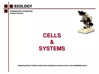 POWERPOINT SLIDESHOW Grade 8 Science  CELLS &amp; SYSTEMS