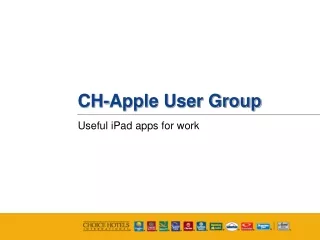 CH-Apple User Group