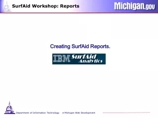 SurfAid Workshop: Reports
