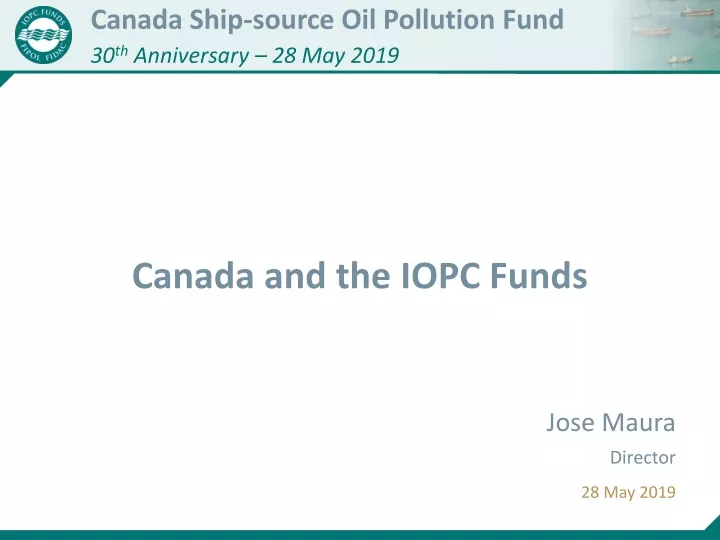 canada ship source oil pollution fund