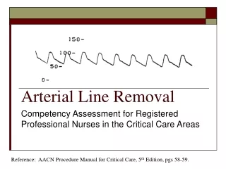 Arterial Line Removal