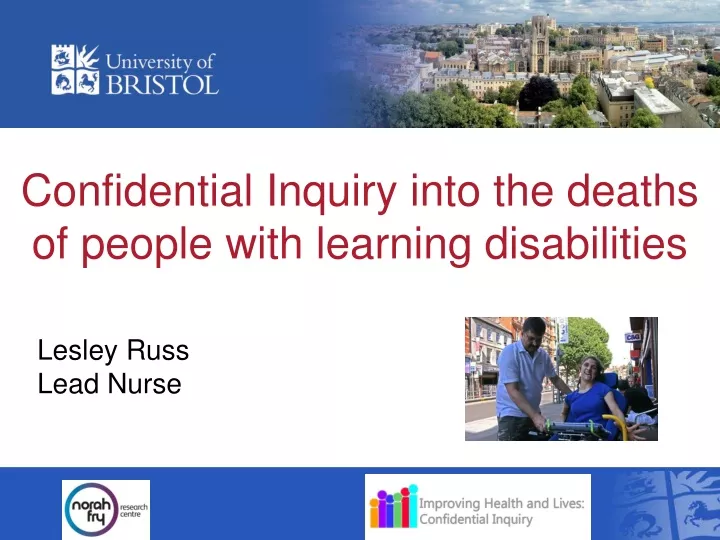 confidential inquiry into the deaths of people with learning disabilities