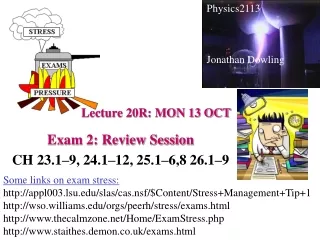 Lecture 20R: MON 13 OCT