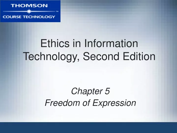 ethics in information technology second edition