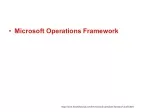 PPT - Microsoft Operations Framework MOF 4.0 A Comprehensive IT Service