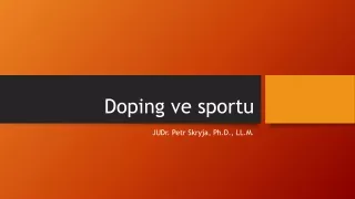 Doping ve sportu